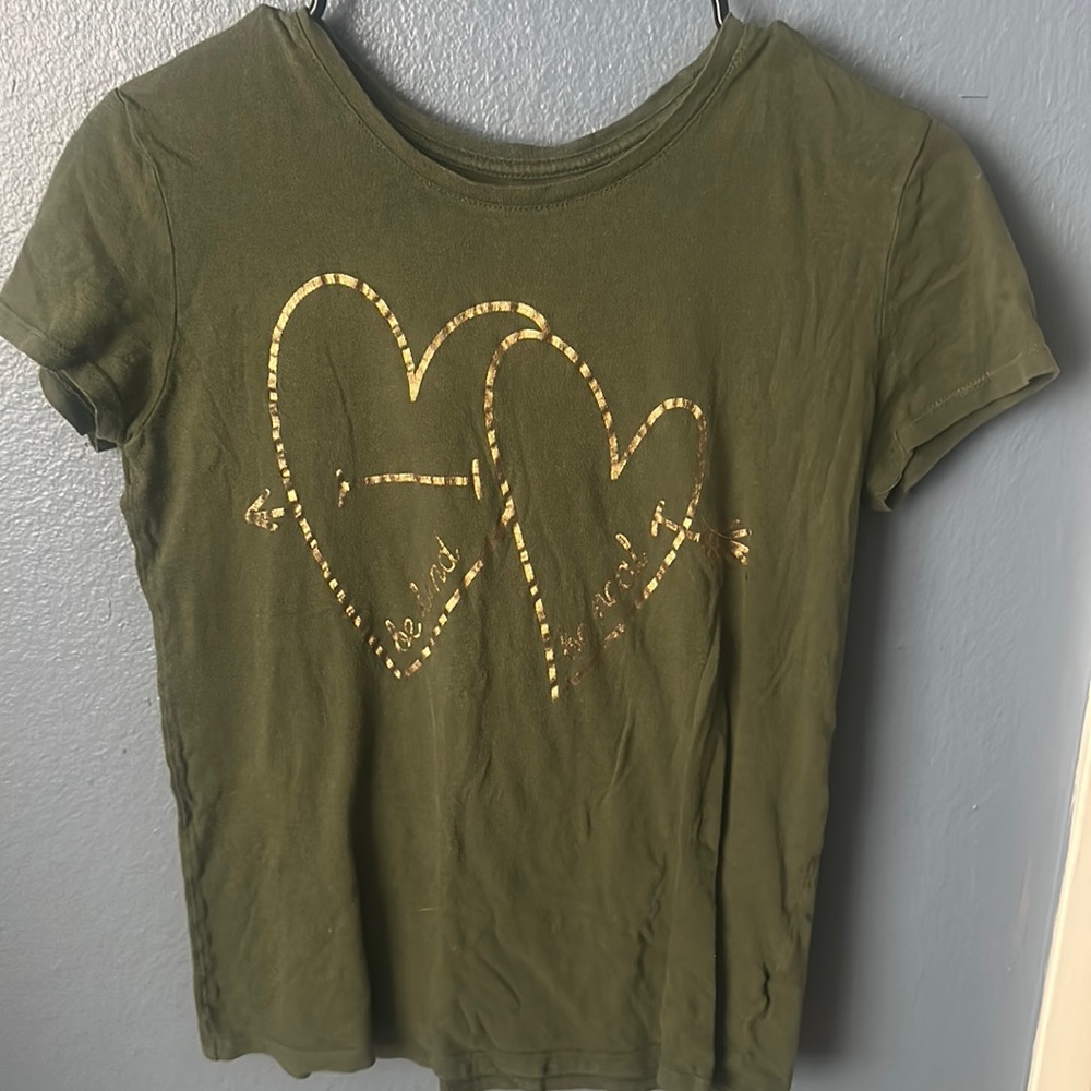 Kids green shirt, Large